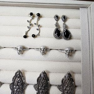 925 solid silver mercasite earrings!
